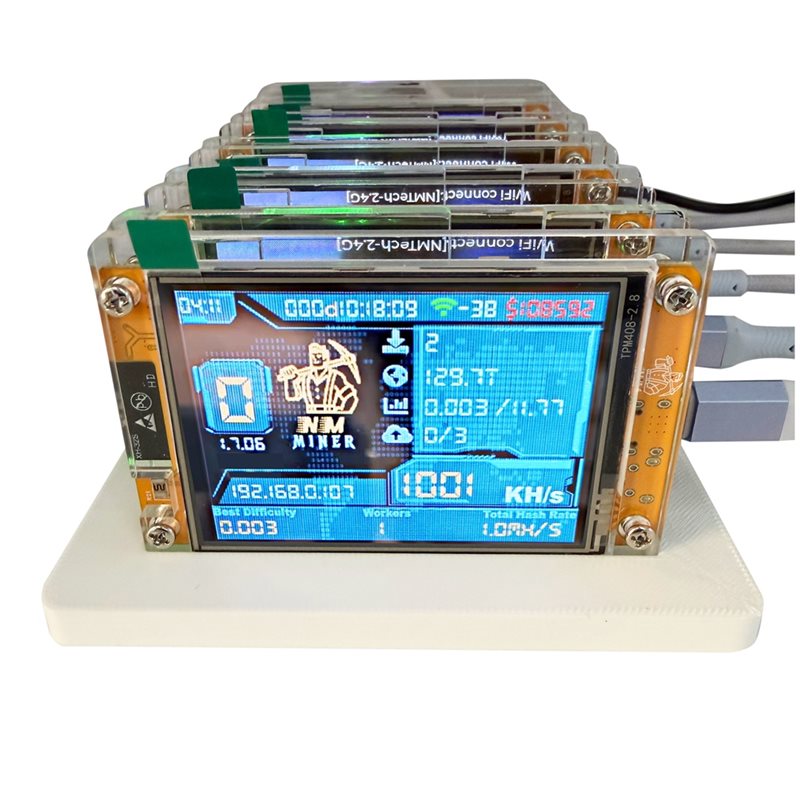 Upgrade Smart Home - 6X 1000KH/S Nmminer Nerdminer+6 슬롯 베이스