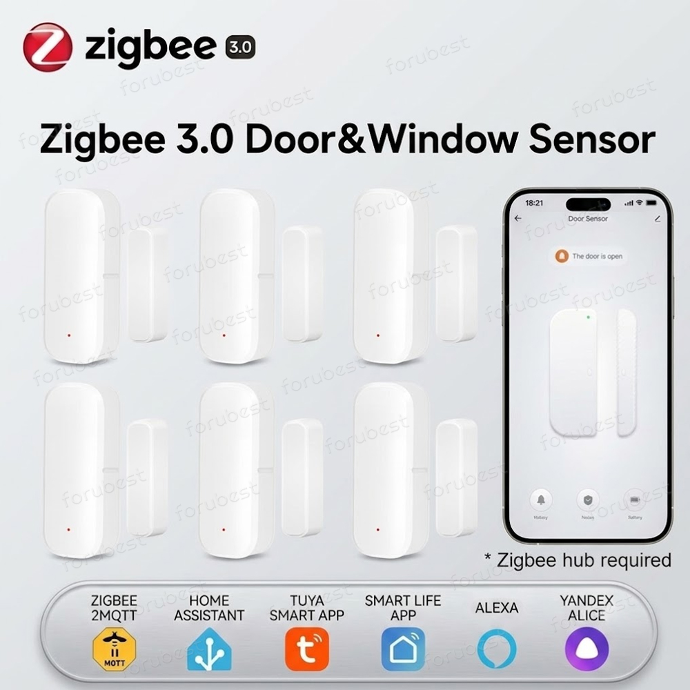 Smart Home Zentrale - Zigbee 3.0 도어 윈도우 센서 도난
