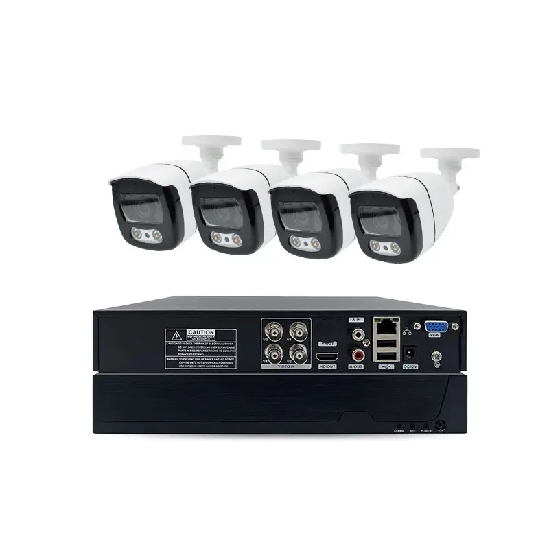Security Ip Camera - 5MP 야외 돔형 AHD DVR 4채널