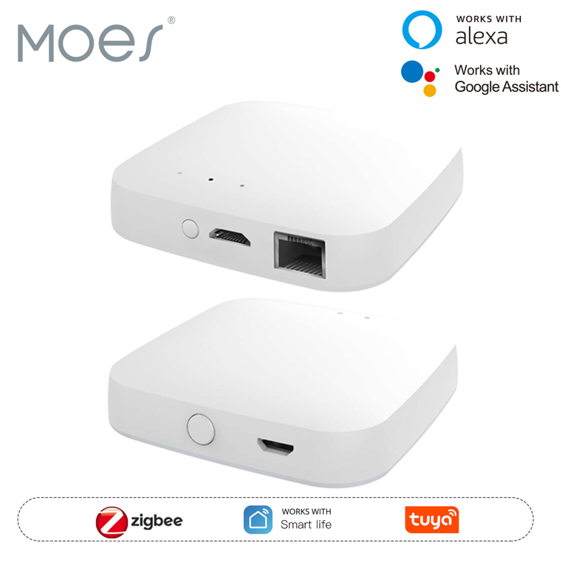 Smart Home Zentrale - MOES Tuya ZigBee3.0 스마트 허브, 무선/유선