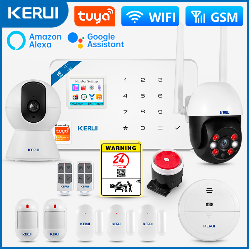 Smart Home Cctv - KERUI W181 경보 시스템 보안 홈