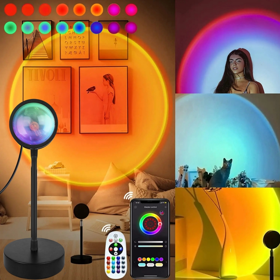 Smart Light Switch - 스마트 일몰 램프 Tuya LED 야간
