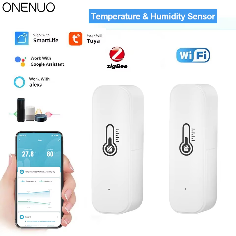 Smart Home Or Smart Home - 투야 지그비 또는 와이파이 온도 습도