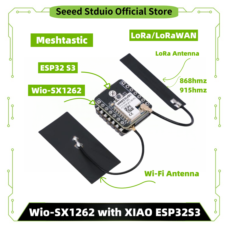 Smart Home Arduino - ESP32 S3 LoRa Meshtastic LoRa 모듈
