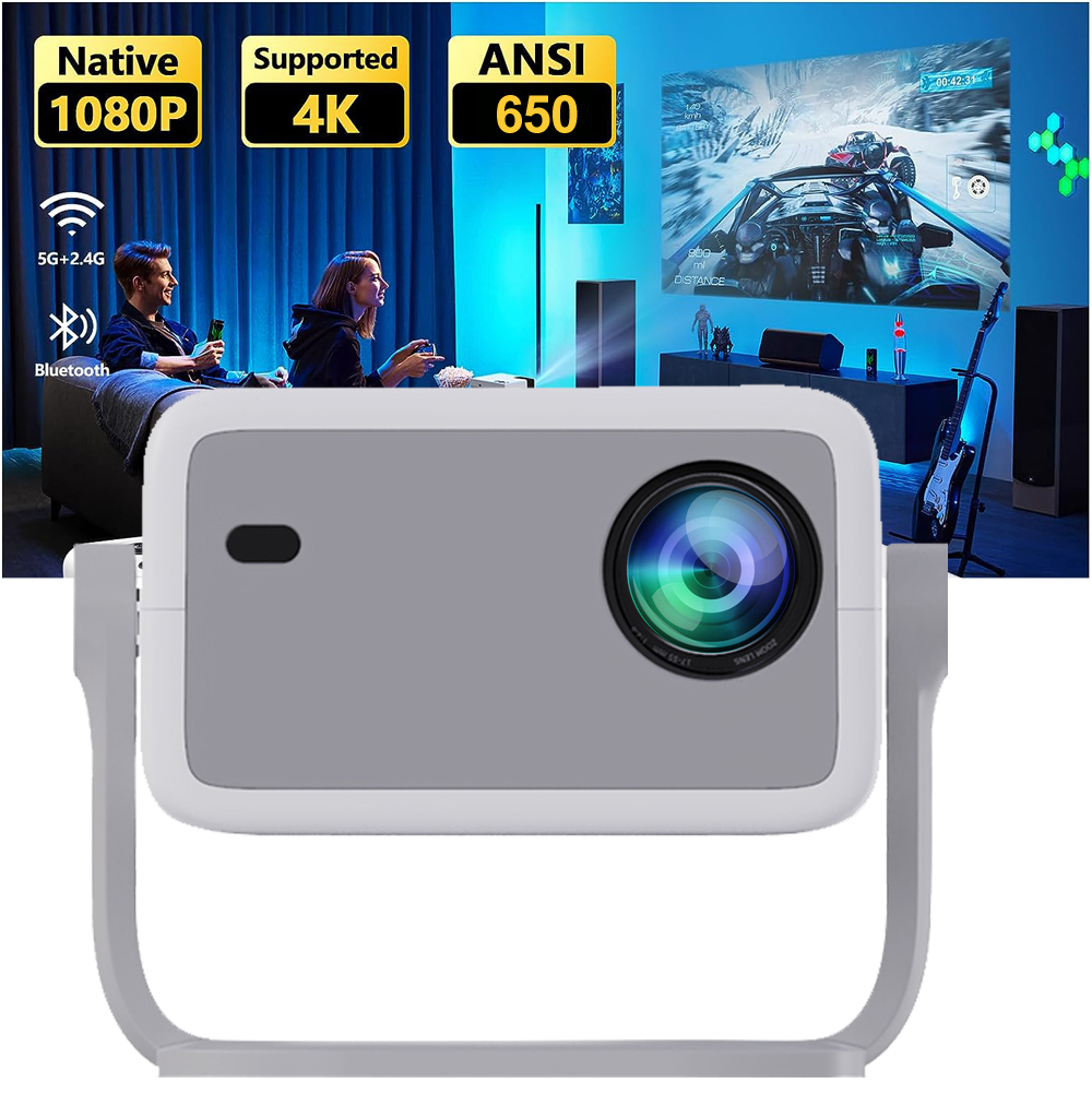 Smart Home X10 - WZATCO WL018 풀 HD 1080P 프로젝터,