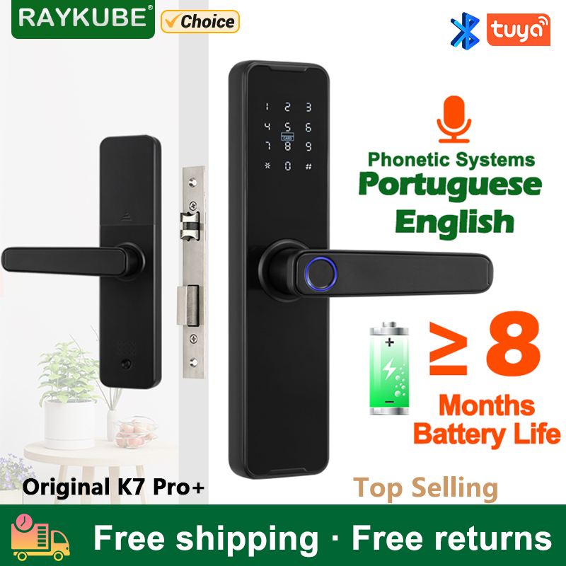 Smart Home Ezviz - RAYKUBE 생체 인식 지문 도어 잠금