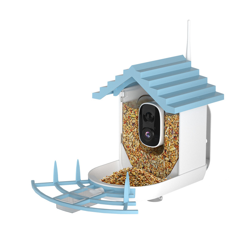Smart Home Camera - 태양광 저전력 가정용 숲 속 새