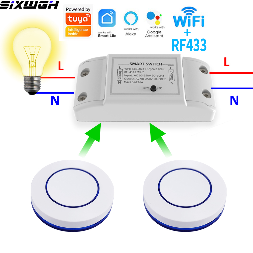 Smart Light Switch - 16A WiFi Tuya 스마트 스위치 무선