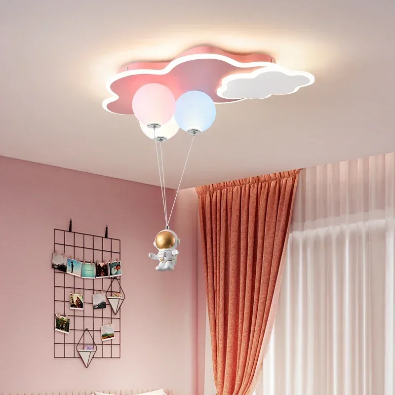 Voice Control Light Bulb - 어린이 침실/학습실용 창의적인 풍선 샹들리에, 리모컨으로