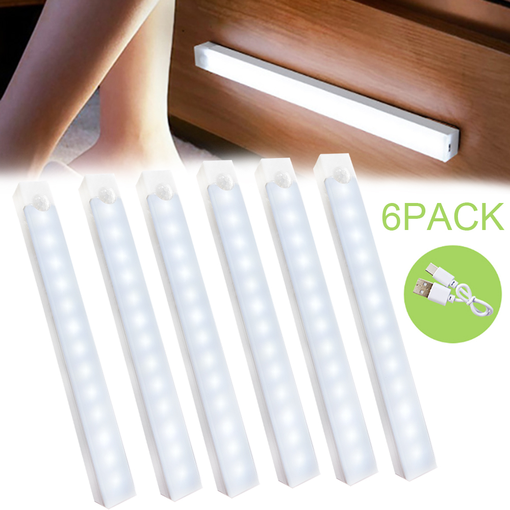 Voice Control Light Bulb - 6 개/갑 모션 센서 야간 조명,
