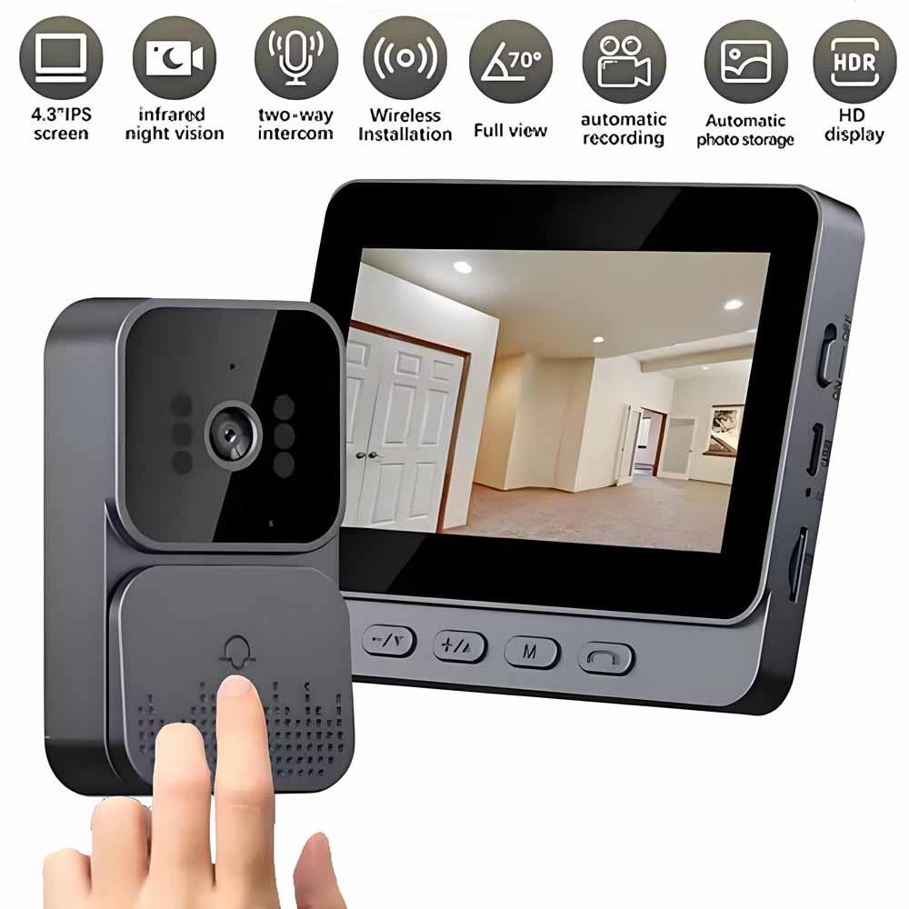 Smart Home Video Doorphone Ezviz - 무선 인터콤 초인종 HD 나이트 비전