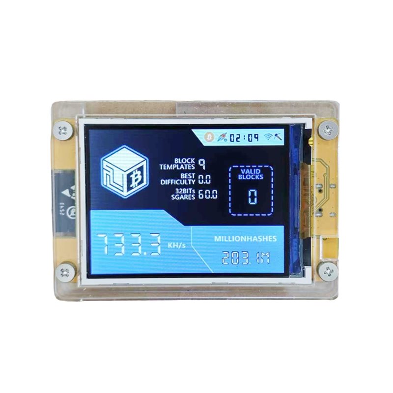 Upgrade Smart Home - 업그레이드된 Nmminernerdminer BTC 솔로 마이너 735Kh/S