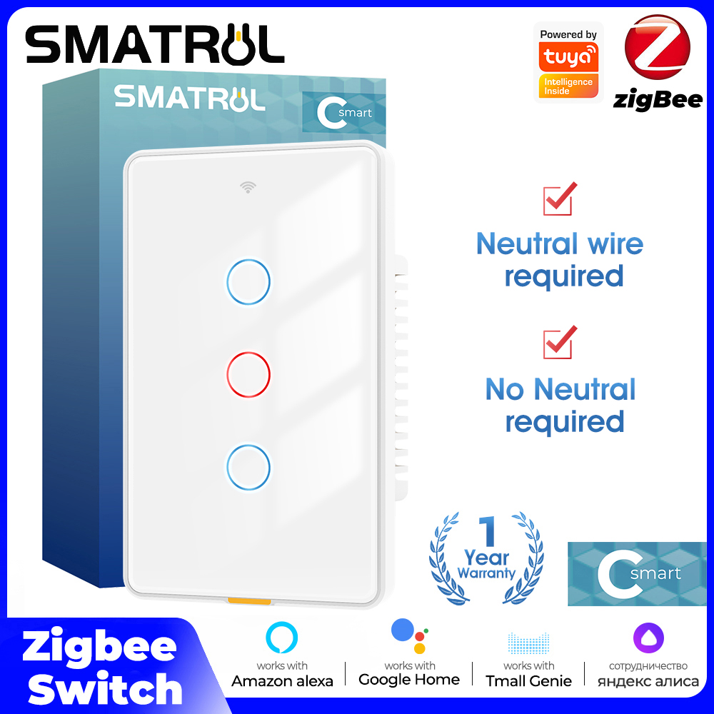Smart Light Switch - 투야 지그비 스마트 라이트 터치 스위치