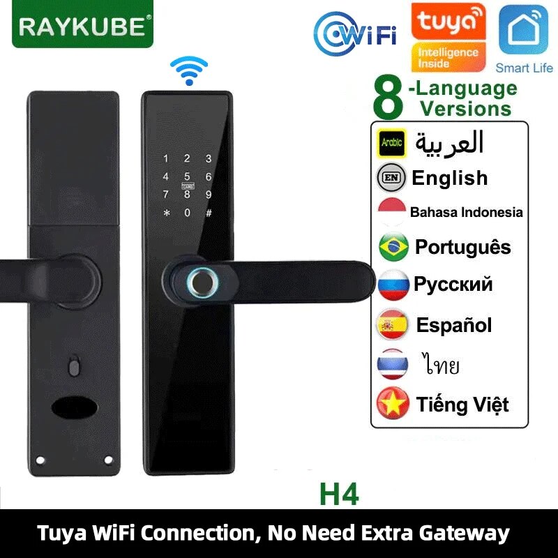 Smart Home Ezviz - 투야 와이파이 스마트 잠금 장치, 지문