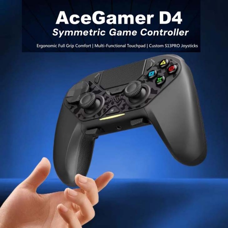 Smart Home Raspberry Pi - AceGamer D4 무선 스팀 컨트롤러 대칭형