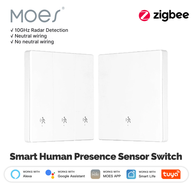 Smart Home Retrofit - MOES Tuya ZigBee 스마트 인간 존재