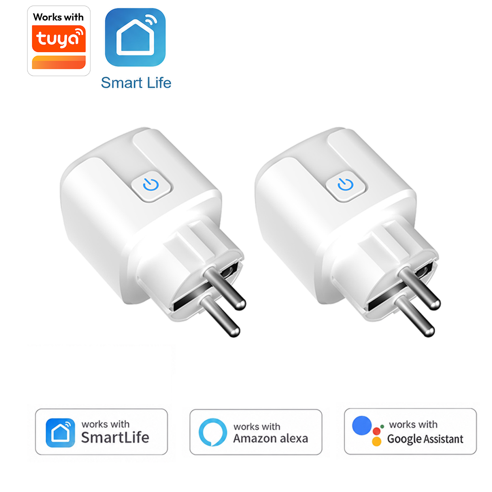 Smart Home Or Smart Home - 투야 EU 스마트 플러그는 Wi-Fi, 16A/20A,