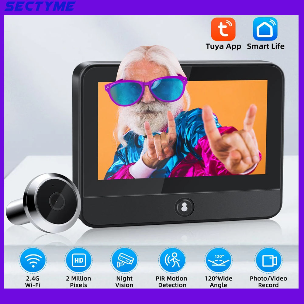Smart Home Video Doorphone Ezviz - 4.3인치 투야 스마트 홈 WiFi 현관문