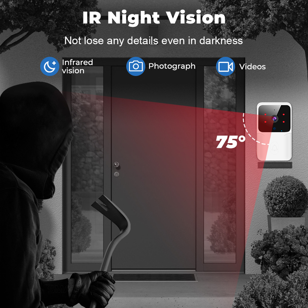 무선 비디오 초인종 카메라, IR 야간 투시 기능이 있 - Smart Home Video Doorphone Ezviz 리뷰 및 가격