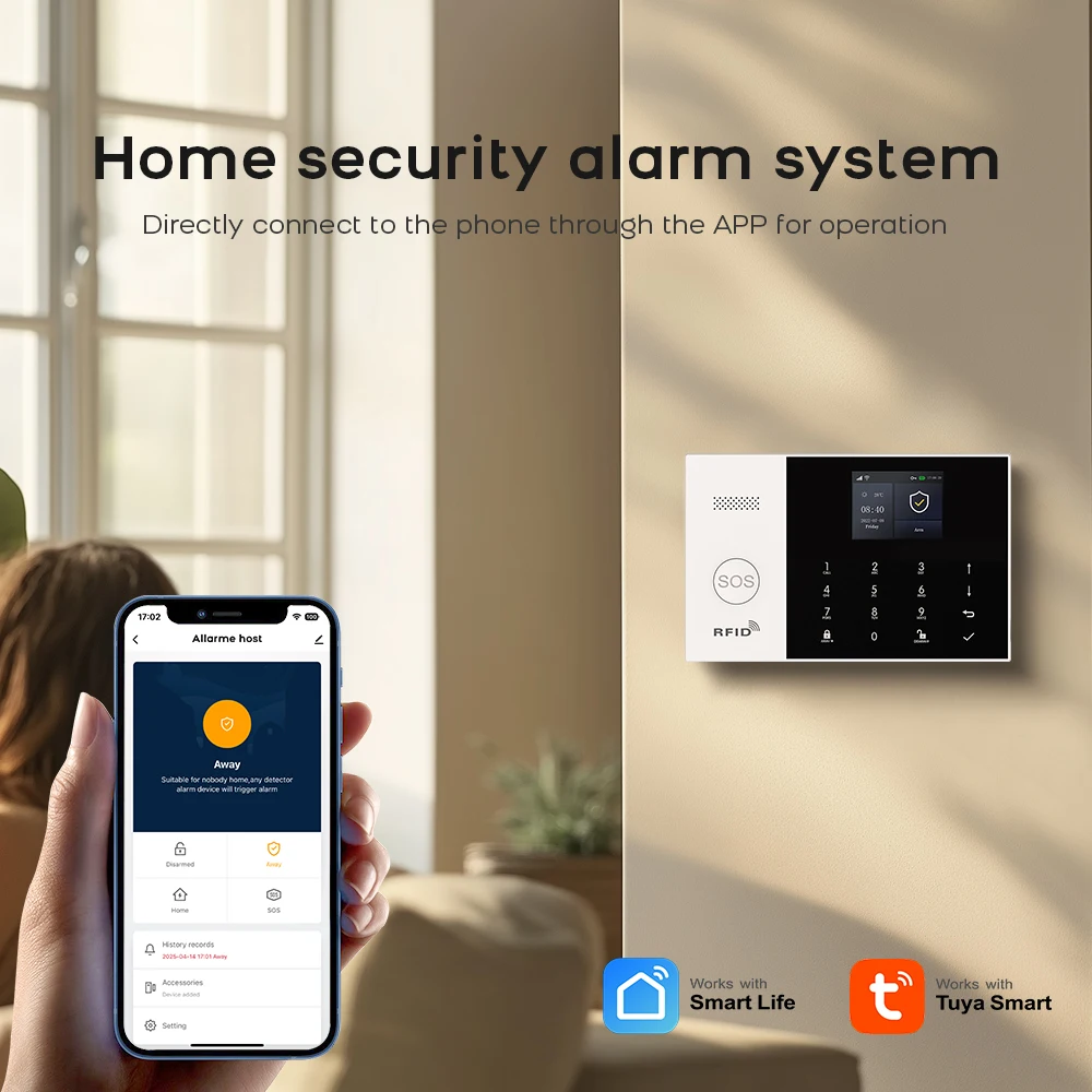 PGST 스마트 홈 알람 시스템 WiFi GSM 무선  - Smart Home Camera 리뷰 및 가격