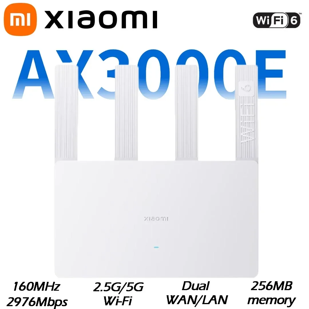 Xiaomi 라우터 AX3000E WiFi6 256MB - Smart Home Dan 리뷰 및 가격