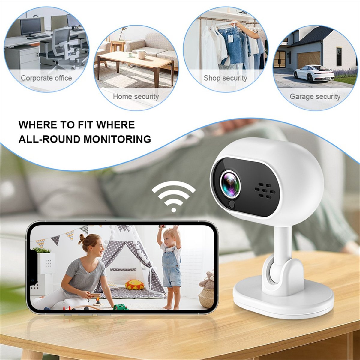A4 1080P 스마트 미니 와이파이 IP 카메라 IW - Smart Home Cctv 리뷰 및 가격