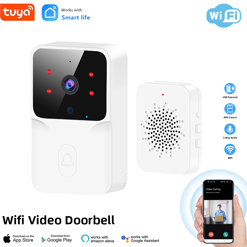 Tuya WiFi 비디오 초인종 무선 HD 카메라 IR - Smart Home Video Doorphone Ezviz 리뷰 및 가격