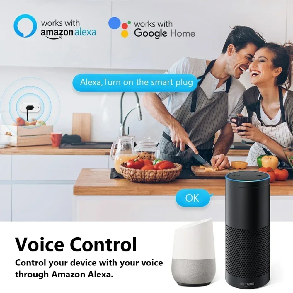 UNKAS는 Tuya 브라질 플러그 WIFI 또는 전력 - Smart Home Or Smart Home 리뷰 및 가격