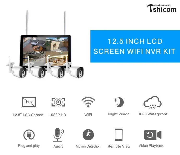 투야 스마트 와이파이 4채널 NVR 키트 12인치 LC - Smart Home Cctv 리뷰 및 가격