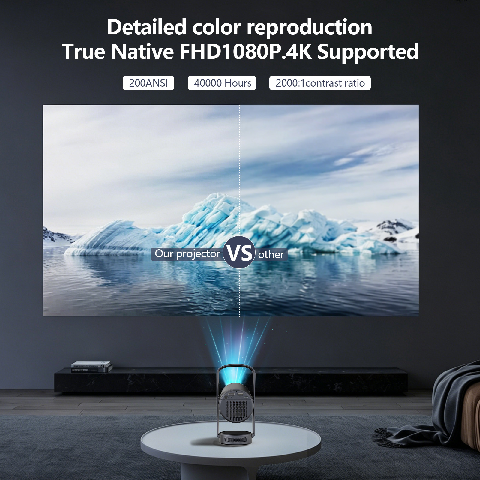 2026년형 새로운 스마트 휴대용 프로젝터 1080P  - Smart Home X10 리뷰 및 가격