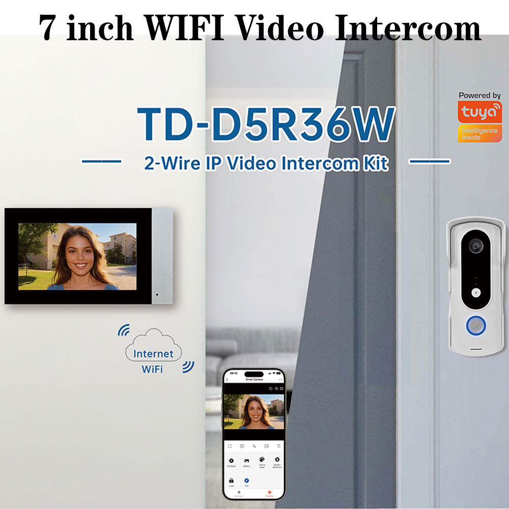 2 와이어 스마트 홈 Tuya Wifi 1080P 비디 - Smart Home Video Doorphone Ezviz 리뷰 및 가격