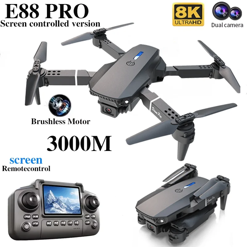 전문 E88 프로 드론 스크린 8K HD 카메라 WiF - Smart Home Camera 리뷰 및 가격