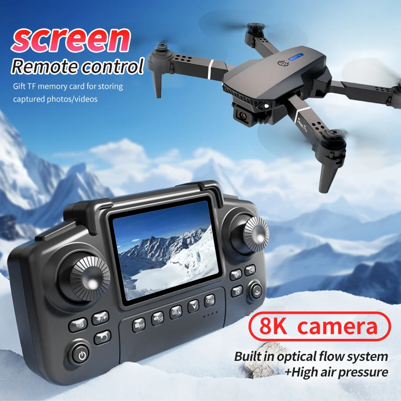 전문 E88 프로 드론 스크린 8K HD 카메라 WiF - Smart Home Camera 리뷰 및 가격