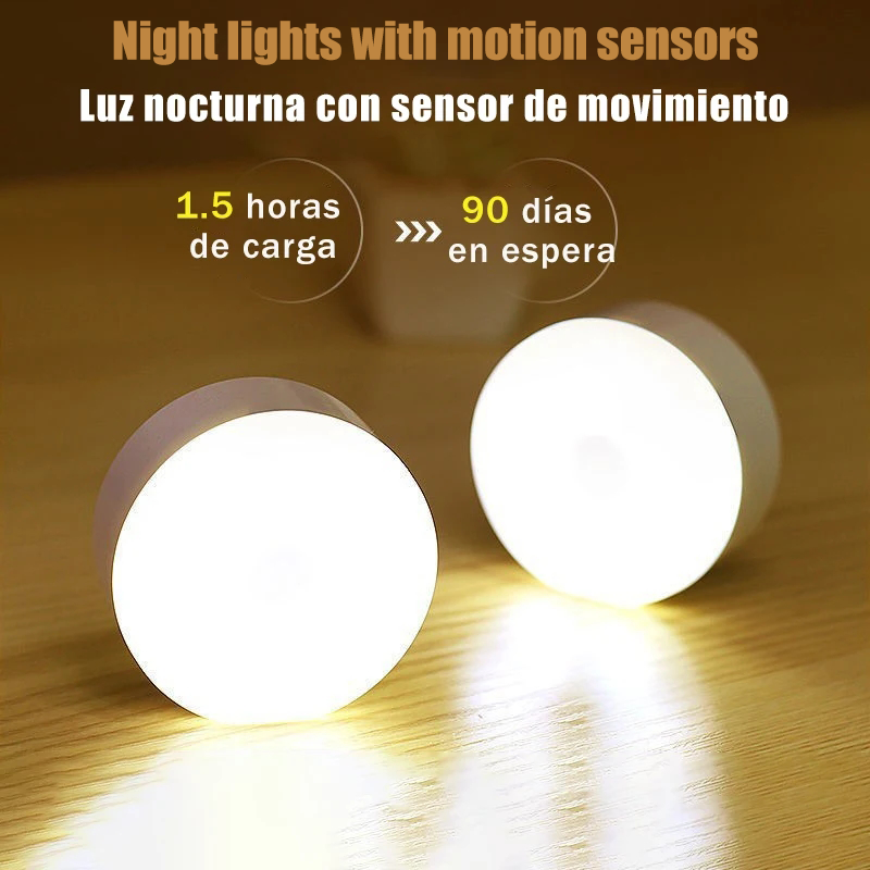 USB 충전식 LED 야간 조명 (스위치 포함), 모션 - Voice Control Light Bulb 리뷰 및 가격