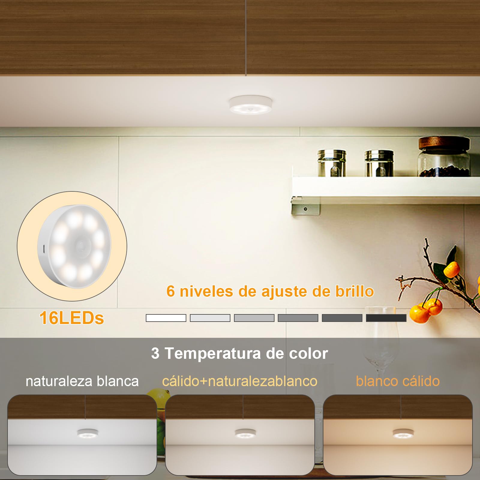 USB 충전식 LED 야간 조명 (스위치 포함), 모션 - Voice Control Light Bulb 리뷰 및 가격