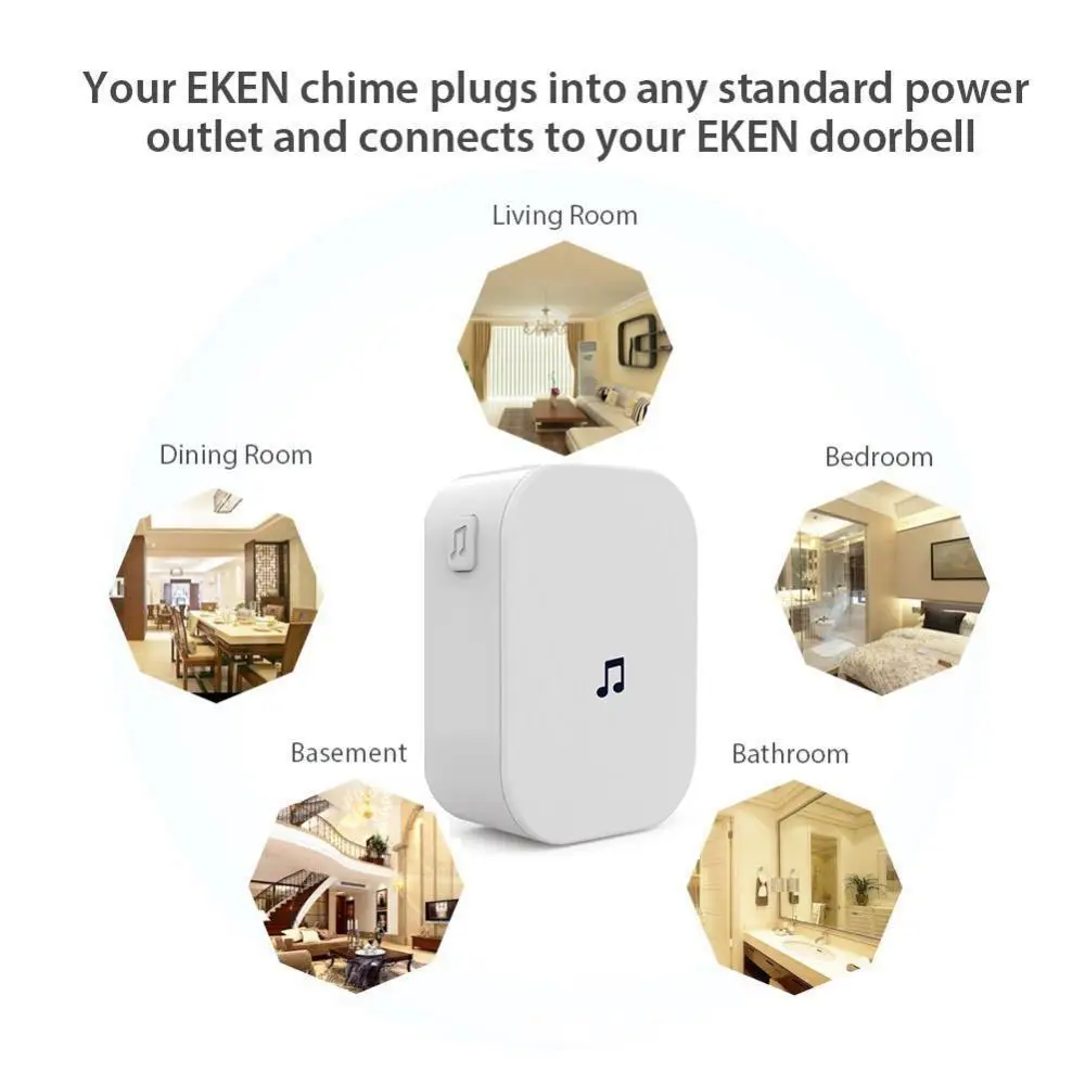 새로운 홈 보안 100DB 300M 원격 제어 무선 비 - Smart Home Video Doorphone Ezviz 리뷰 및 가격