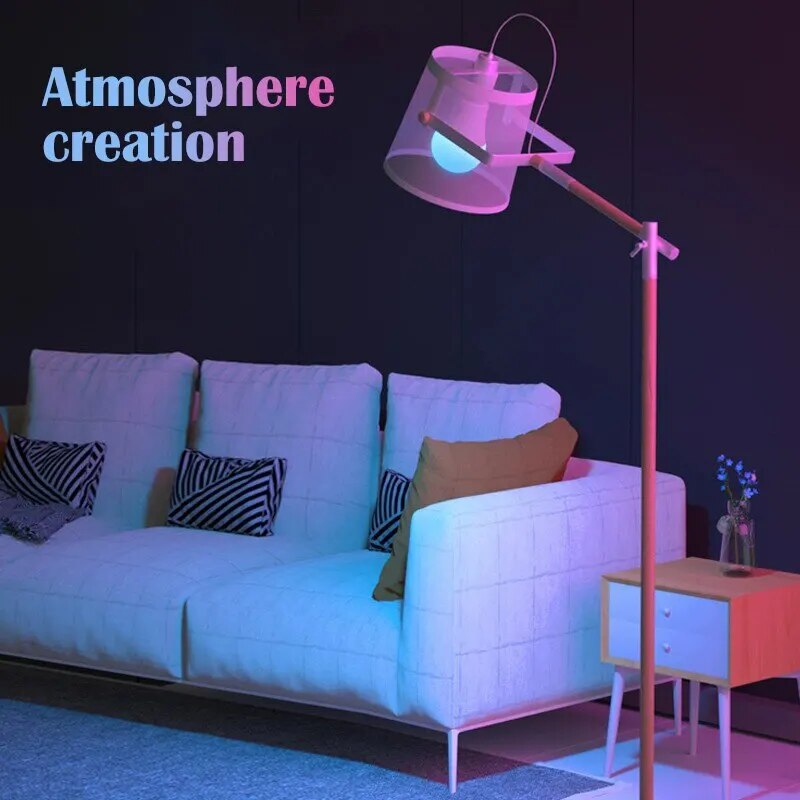 16 색 RGB 전구 LED 여러 가지 빛깔의 전구 E - Voice Control Light Bulb 리뷰 및 가격