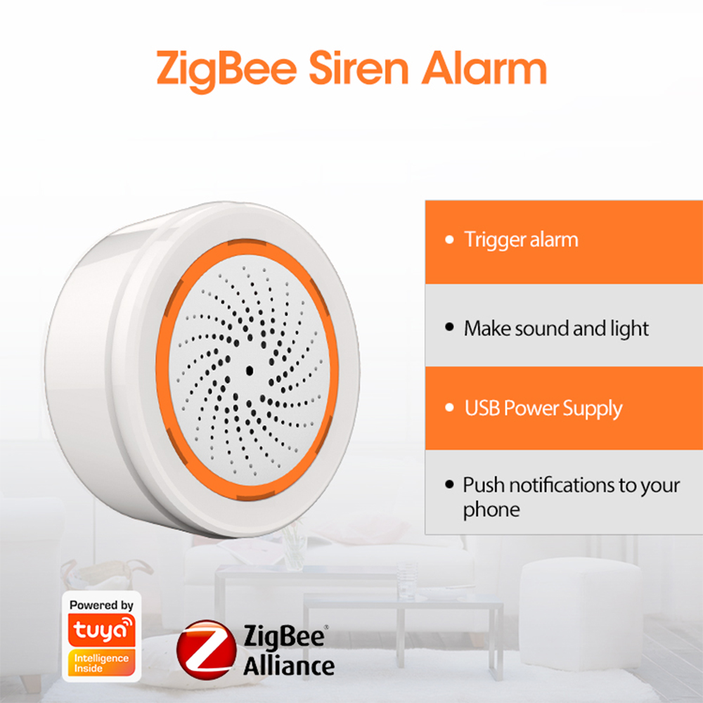 Coolcam Tuya Zigbee 스트로브 경고 기능 - Smart Home Zentrale 리뷰 및 가격