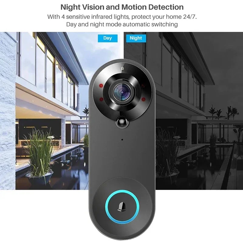HD 1080P 스마트 무선 도어벨 WiFi 비디오 도 - Smart Home Video Doorphone Ezviz 리뷰 및 가격