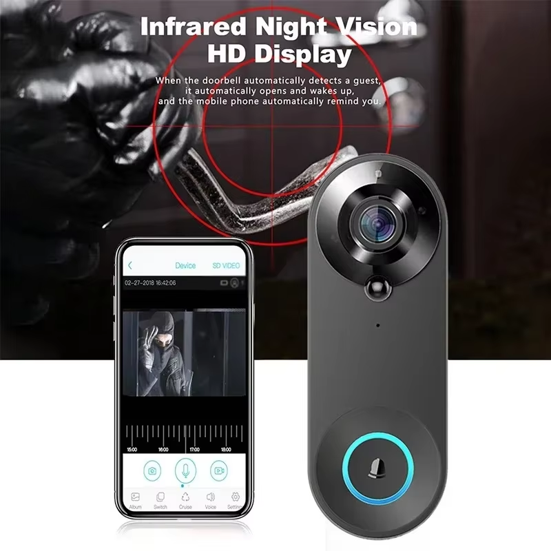 HD 1080P 스마트 무선 도어벨 WiFi 비디오 도 - Smart Home Video Doorphone Ezviz 리뷰 및 가격