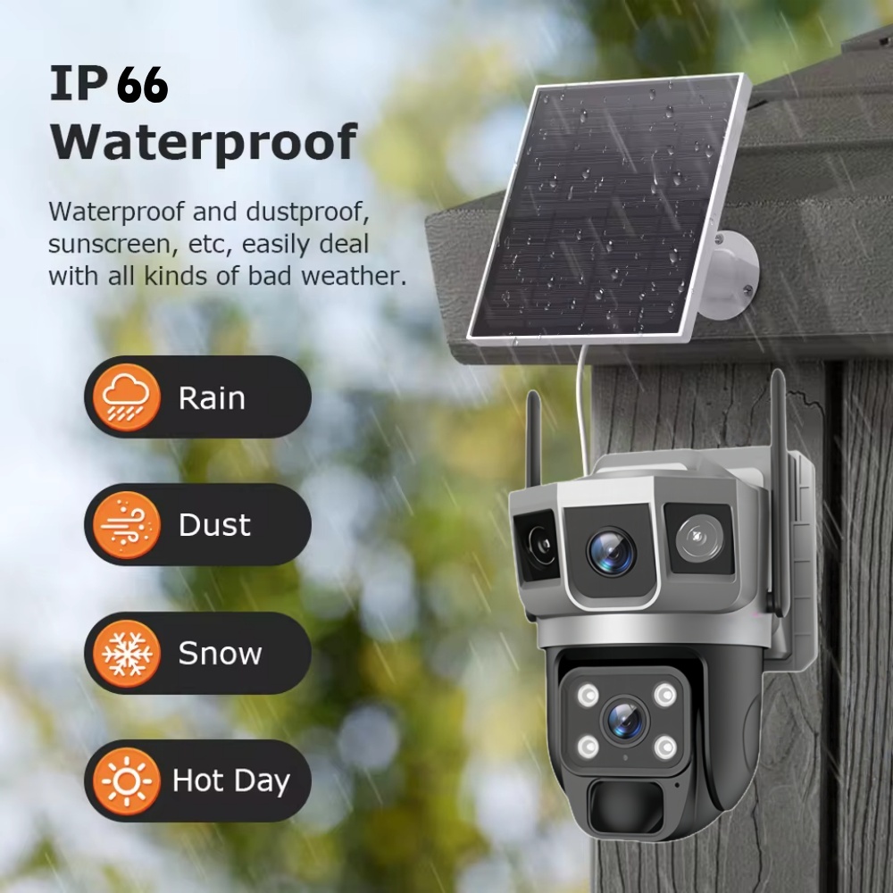 4G 카메라 야외 태양광 감시 카메라 12MP HD 3 - Smart Home Cctv 리뷰 및 가격