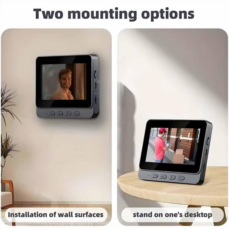 스마트 WiFi 2.4G 무선 도어벨 비디오 인터콤 카 - Smart Home Video Doorphone Ezviz 리뷰 및 가격