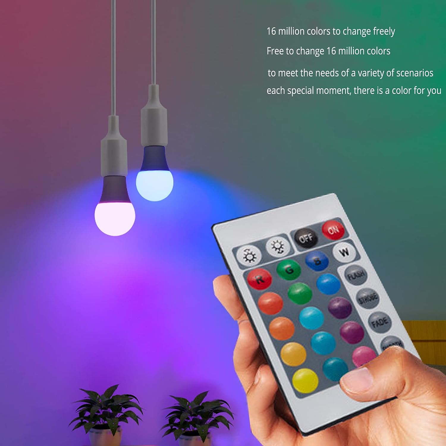 E27 220V 16 색상 RGB 전구 LED 멀티 컬 - Voice Control Light Bulb 리뷰 및 가격