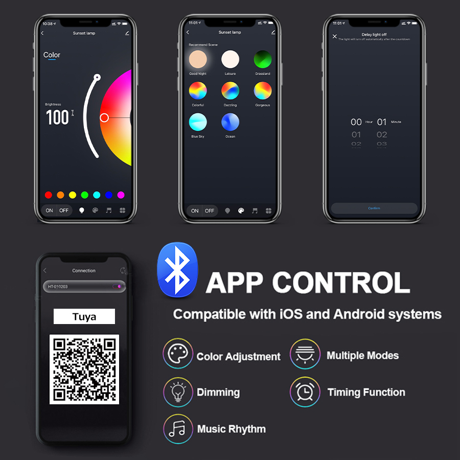 스마트 일몰 램프 Tuya LED 야간 조명 USB R - Smart Light Switch 리뷰 및 가격
