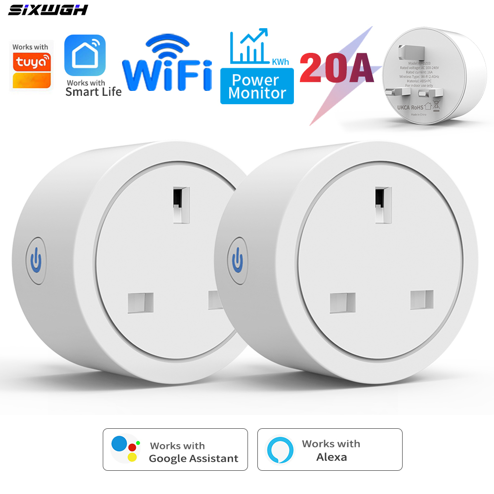20A 투야 와이파이 스마트 영국 플러그 소켓 (에너지 - Smart Home Or Smart Home 리뷰 및 가격
