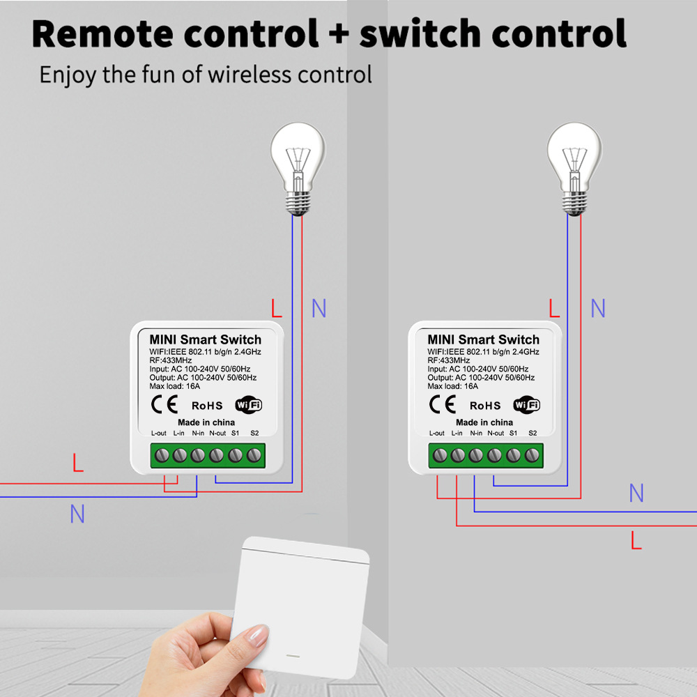 투야 와이파이 스마트 조명 스위치 스마트 홈 무선 RF - Smart Light Switch 리뷰 및 가격