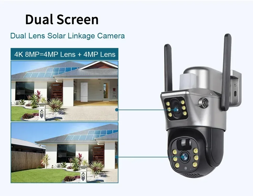 Tahlitech 태양열 카메라 4G Sim 야외 듀얼 - Smart Home Cctv 리뷰 및 가격