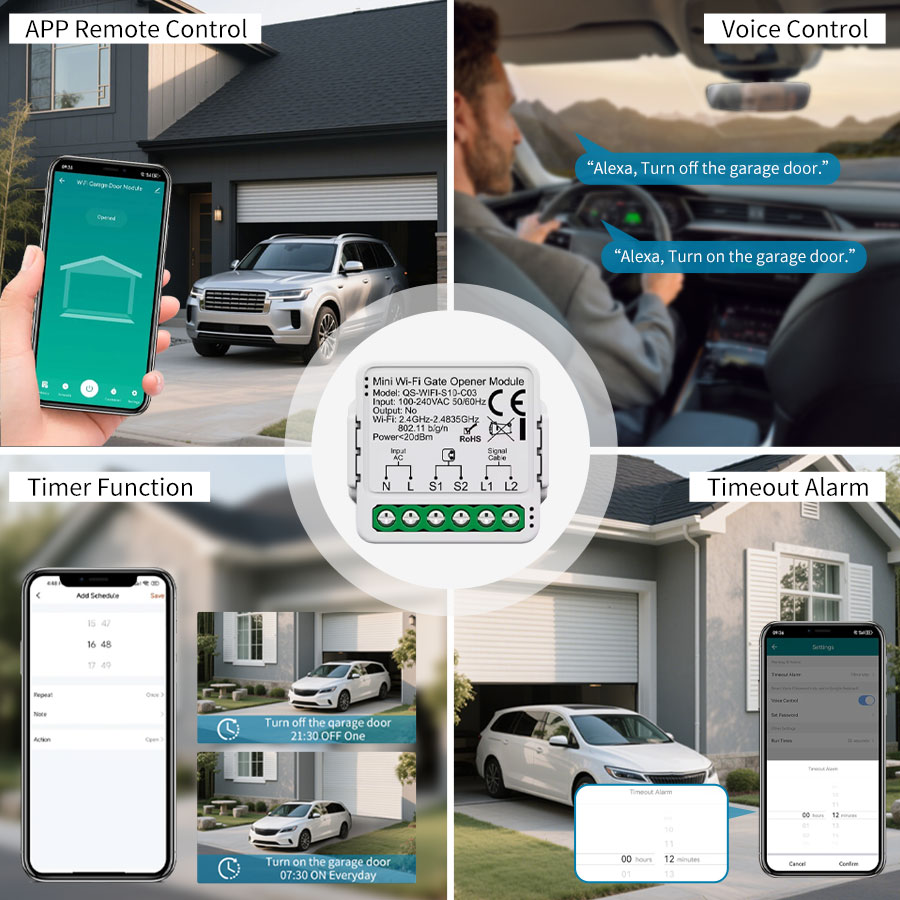 투야 스마트 와이파이 또는 지그비 차고 문 개폐기 컨트 - Smart Home Or Smart Home 리뷰 및 가격
