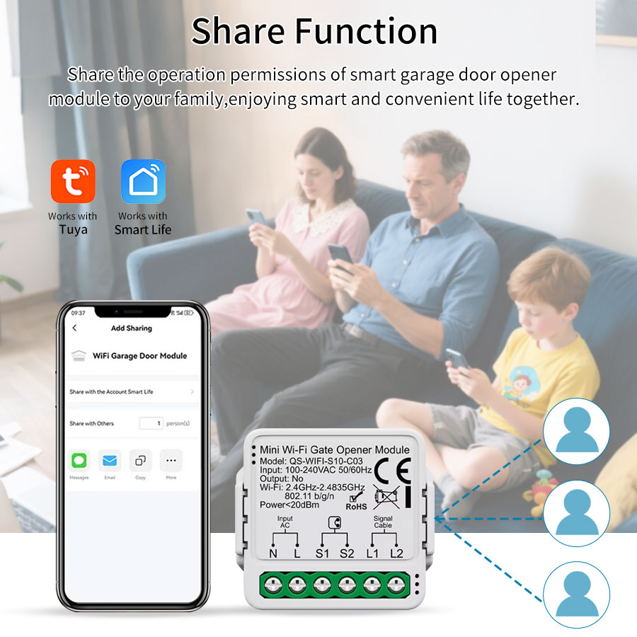 투야 스마트 와이파이 또는 지그비 차고 문 개폐기 컨트 - Smart Home Or Smart Home 리뷰 및 가격