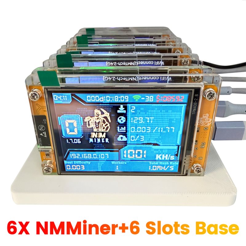 Hot-Nmminer Nerdminer+ 6 슬롯 베이 - Upgrade Smart Home 리뷰 및 가격